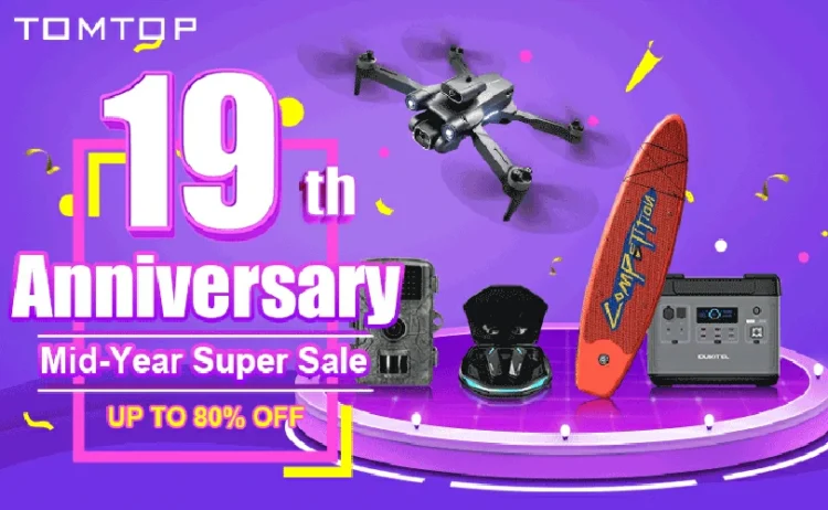 Promotion Anniversaire TomTop